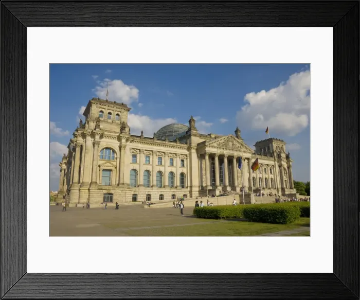 Framed Print : Reichstag Parliament Building, Berlin, Germany, Europe