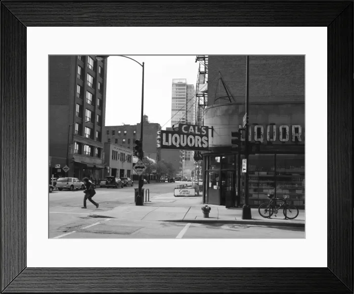 Framed Print : Liquor store, The Loop, Chicago, Illinois, United States of America, North America Framed Print : Liquor store, The Loop, Chicago, Illinois, United States of America, North America