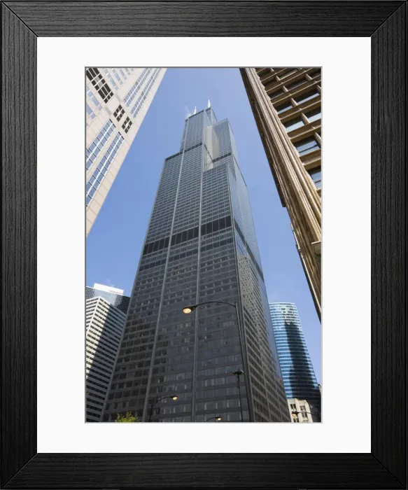 Framed Print : Sears Tower, Chicago, Illinois, United States of America, North America Framed Print : Sears Tower, Chicago, Illinois, United States of America, North America