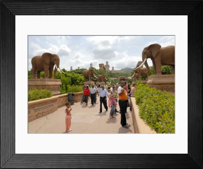 Framed Print : The Bridge of Time, Sun City, South Africa, Africa Framed Print : The Bridge of Time, Sun City, South Africa, Africa