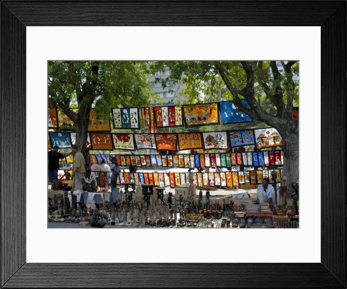 Framed Print : Maputo Crafts Market, Mozambique, East Africa, Africa Framed Print : Maputo Crafts Market, Mozambique, East Africa, Africa