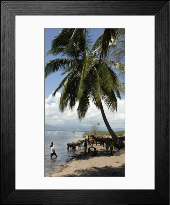 Framed Print : Mangochi beach, Lake Malawi, Malawi, Africa Framed Print : Mangochi beach, Lake Malawi, Malawi, Africa