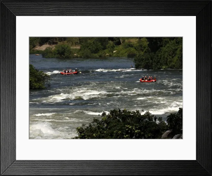 Framed Print : Rapids on the Nile, Uganda, East Africa, Africa Framed Print : Rapids on the Nile, Uganda, East Africa, Africa