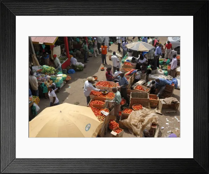 Framed Print : Nakasero Market, Kampala, Uganda, East Africa, Africa Framed Print : Nakasero Market, Kampala, Uganda, East Africa, Africa