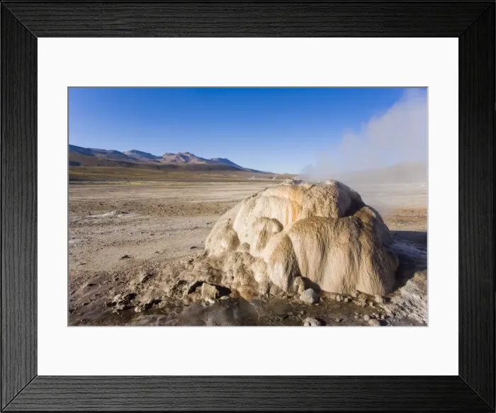 Framed Print : El Tatio Geysers, at 4300m above sea level El Tatio is the worlds highest geyser field Framed Print : El Tatio Geysers, at 4300m above sea level El Tatio is the worlds highest geyser field