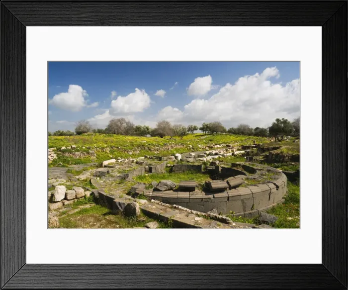 Framed Print : The Baths, Umm Qais Roman City, Umm Qais, Jordan, Middle East Framed Print : The Baths, Umm Qais Roman City, Umm Qais, Jordan, Middle East