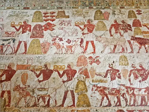 Scenes of arts and crafts, Tomb of Rekhmire, West Bank, Thebes, UNESCO World Heritage Site