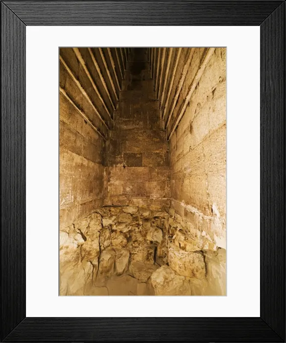 Framed Print : Burial Chamber of the Red Pyramid, Pyramid field of Dahshur, Egypt, North Africa, Africa Framed Print : Burial Chamber of the Red Pyramid, Pyramid field of Dahshur, Egypt, North Africa, Africa