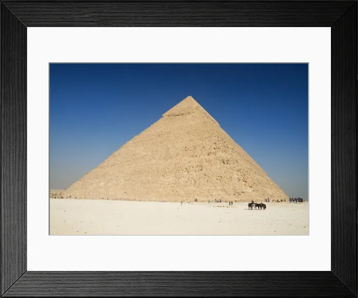 Framed Print : The Pyramid of Khafre (Chephren), Giza, UNESCO World Heritage Site, Egypt Framed Print : The Pyramid of Khafre (Chephren), Giza, UNESCO World Heritage Site, Egypt