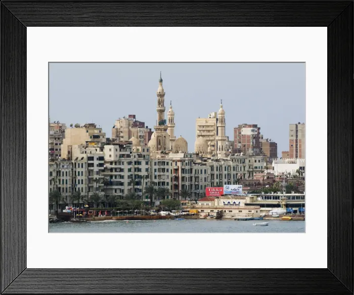 Framed Print : Waterfront and Al-Mursi Mosque, Alexandria, Egypt, North Africa, Africa Framed Print : Waterfront and Al-Mursi Mosque, Alexandria, Egypt, North Africa, Africa