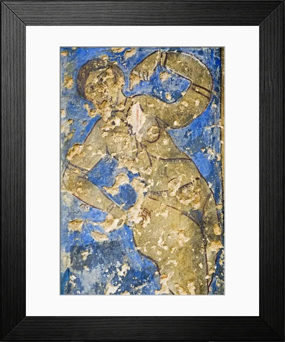 Framed Print : Wall paintings in the Qusayr Amra (Quseir Amra) bathhouse, UNESCO World Heritage Site Framed Print : Wall paintings in the Qusayr Amra (Quseir Amra) bathhouse, UNESCO World Heritage Site