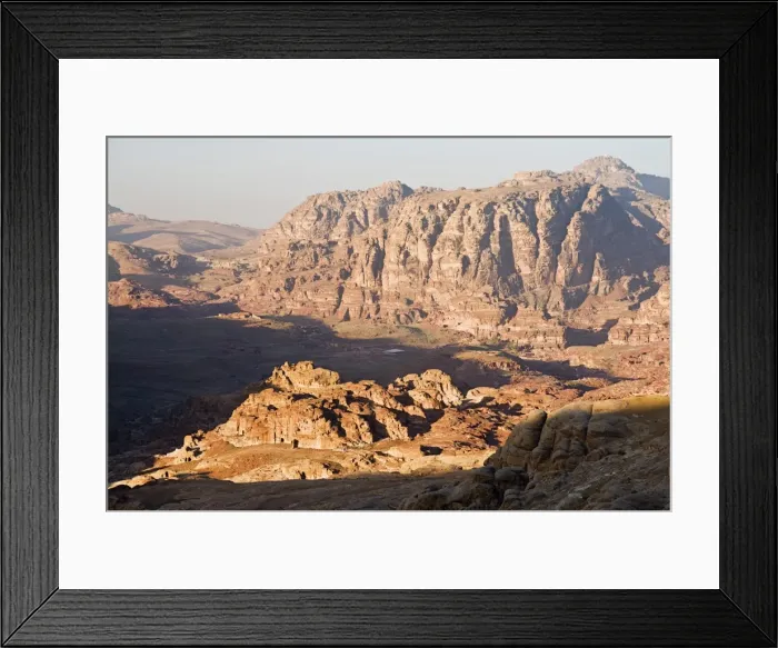 Framed Print : View of Wadi Sha ab Qais, Petra, Jordan, Middle East Framed Print : View of Wadi Sha ab Qais, Petra, Jordan, Middle East