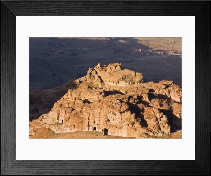 Framed Print : View of Wadi Sha ab Qais, Petra, UNESCO World Heritage Site, Jordan, Middle East Framed Print : View of Wadi Sha ab Qais, Petra, UNESCO World Heritage Site, Jordan, Middle East