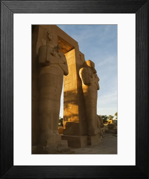 Framed Print : The Ramesseum, West Bank (Western Thebes), Thebes, UNESCO World Heritage Site Framed Print : The Ramesseum, West Bank (Western Thebes), Thebes, UNESCO World Heritage Site
