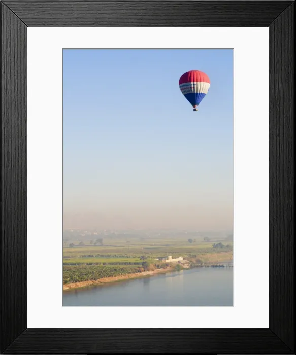 Framed Print : Balloon over the River Nile, Luxor, Egypt, North Africa, Africa Framed Print : Balloon over the River Nile, Luxor, Egypt, North Africa, Africa