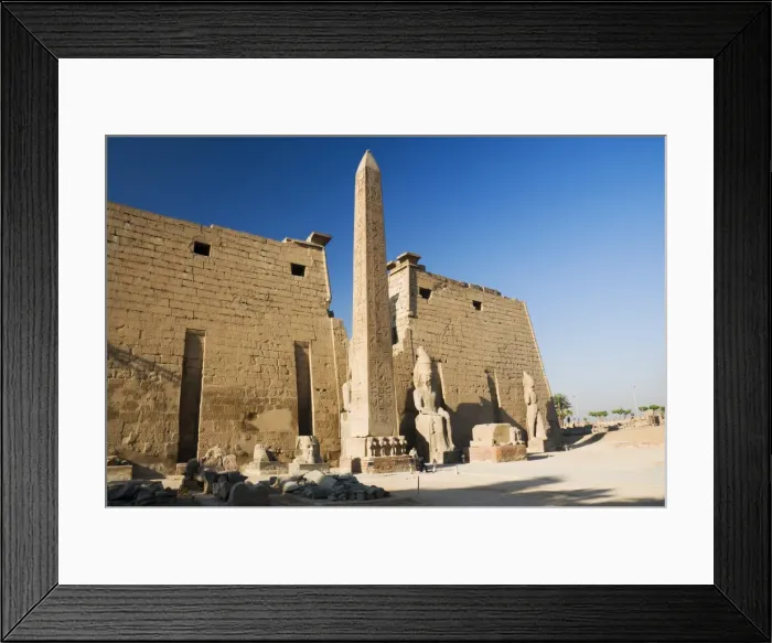 Framed Print : Luxor Temple, Luxor, Thebes, UNESCO World Heritage Site, Egypt, North Africa, Africa