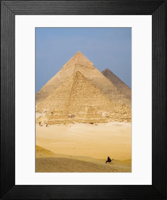 Framed Print : The Pyramids of Giza, Giza, UNESCO World Heritage Site, near Cairo, Egypt Framed Print : The Pyramids of Giza, Giza, UNESCO World Heritage Site, near Cairo, Egypt