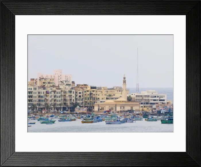 Framed Print : Waterfront and Eastern Harbour, Alexandria, Egypt, North Africa, Africa Framed Print : Waterfront and Eastern Harbour, Alexandria, Egypt, North Africa, Africa