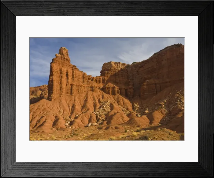 Framed Print : The Chimney, Capitol Reef National Park, Utah, United States of America, North America Framed Print : The Chimney, Capitol Reef National Park, Utah, United States of America, North America