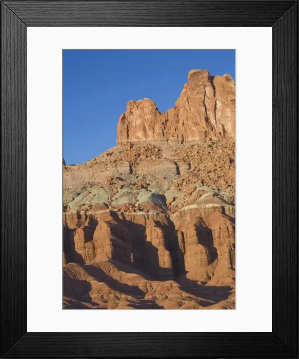 Framed Print : Fluted wall, Capitol Reef National Park, Utah, United States of America, North America Framed Print : Fluted wall, Capitol Reef National Park, Utah, United States of America, North America