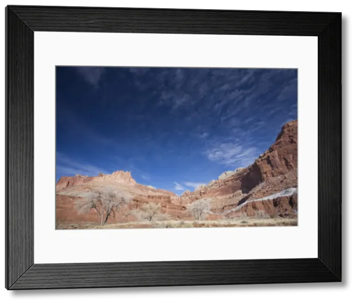 Framed Print : The Castle, Capitol Reef National Park, Utah, United States of America, North America Framed Print : The Castle, Capitol Reef National Park, Utah, United States of America, North America