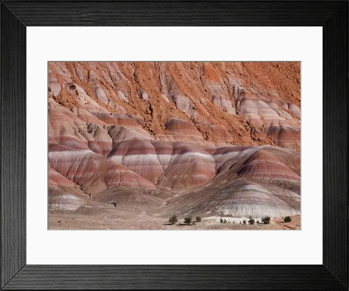 Framed Print : Rock strata in cliffs in Paria River Valley, Grand Staircase-Escalante National Monument