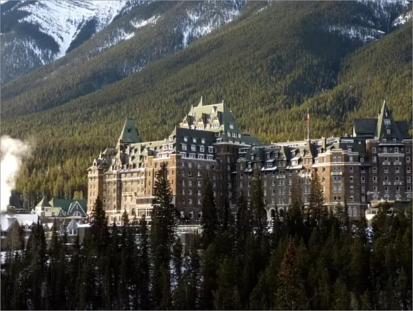 Fairmont Banff Springs Hotel, Banff, Alberta, Canada, North America
