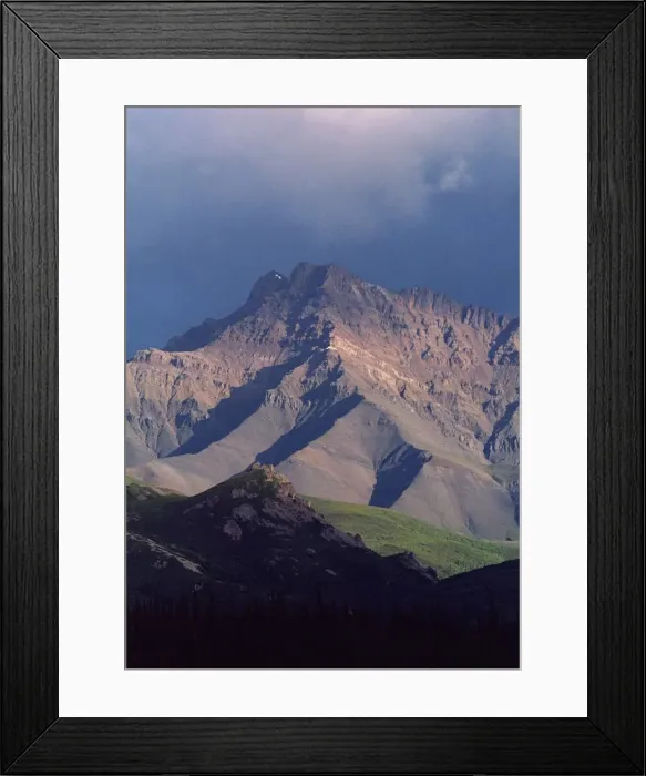 Framed Print : Denali Mountain at sunset, Alaska, United States of America, North America Framed Print : Denali Mountain at sunset, Alaska, United States of America, North America