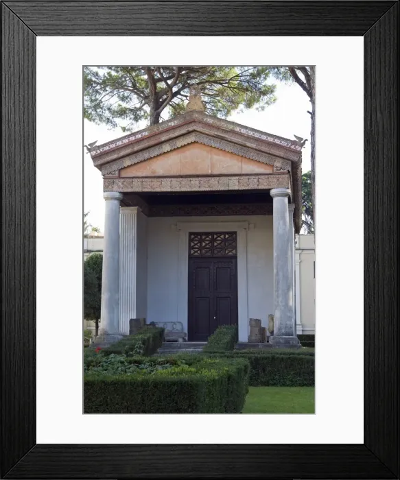 Framed Print : Reconstruction of Etruscan Temple, Villa Giulia, Rome, Lazio, Italy, Europe Framed Print : Reconstruction of Etruscan Temple, Villa Giulia, Rome, Lazio, Italy, Europe