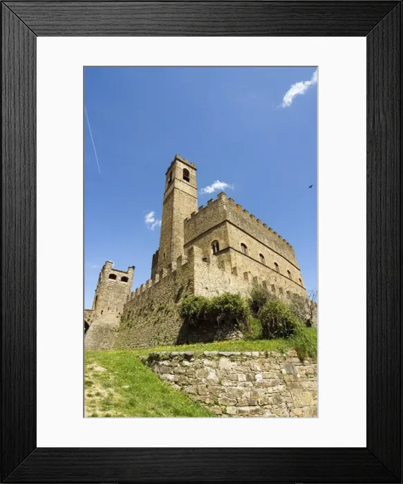 Framed Print : Castello di Poppi dei Conti Guidi, (Castle of Conti Guidi in Poppi), Casentino Framed Print : Castello di Poppi dei Conti Guidi, (Castle of Conti Guidi in Poppi), Casentino
