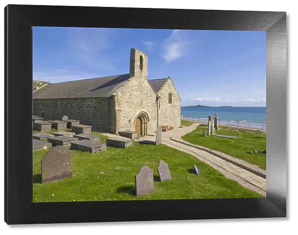 St. Hywyns church and graveyard, Aberdaron, Llyn Peninsula, Gwynedd
