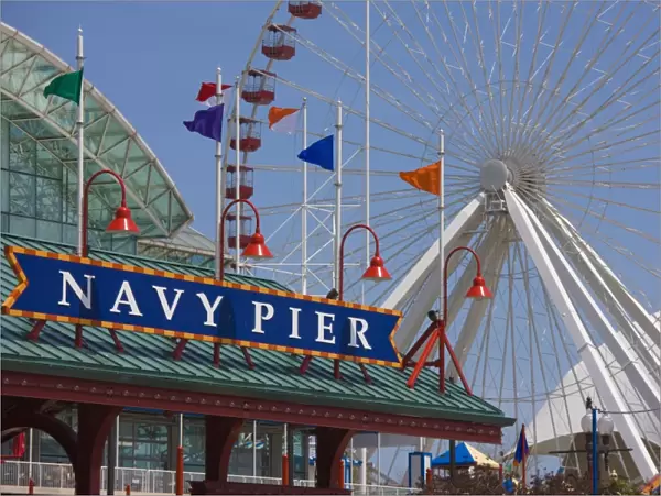 Navy Pier Ferris Wheel, Chicago Illinois, United States of America, North America