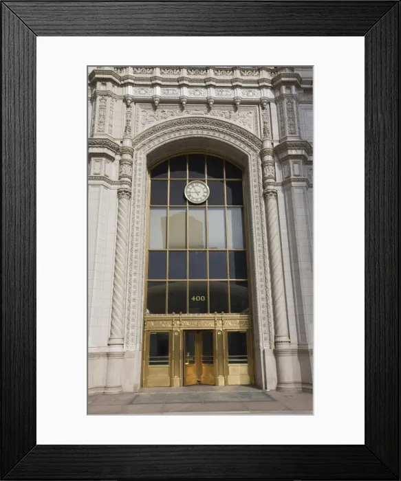 Framed Print : Elegant entrance to the Wrigley Building, North Michigan Avenue, Chicago Framed Print : Elegant entrance to the Wrigley Building, North Michigan Avenue, Chicago