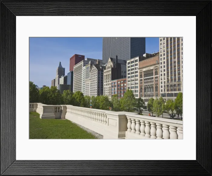 Framed Print : North Michigan Avenue by Millennium Park, Chicago, Illinois, United States of America Framed Print : North Michigan Avenue by Millennium Park, Chicago, Illinois, United States of America