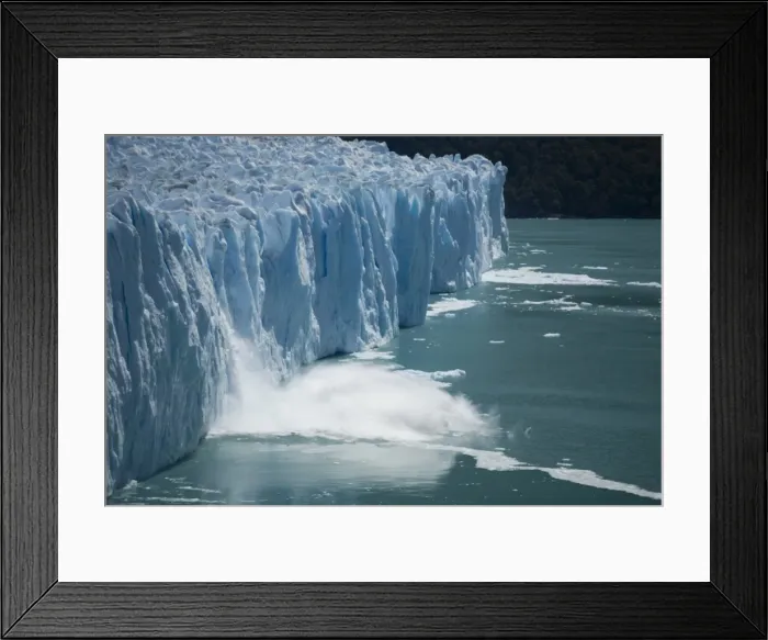 Framed Print : Calving glacier, Perito Moreno Glacier, Los Glaciares National Park, UNESCO World Heritage Site Framed Print : Calving glacier, Perito Moreno Glacier, Los Glaciares National Park, UNESCO World Heritage Site