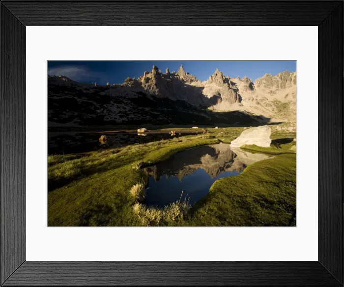 Framed Print : Cerro Catedral reflected in a tarn, Bariloche, Rio Negro, Argentina, South America Framed Print : Cerro Catedral reflected in a tarn, Bariloche, Rio Negro, Argentina, South America