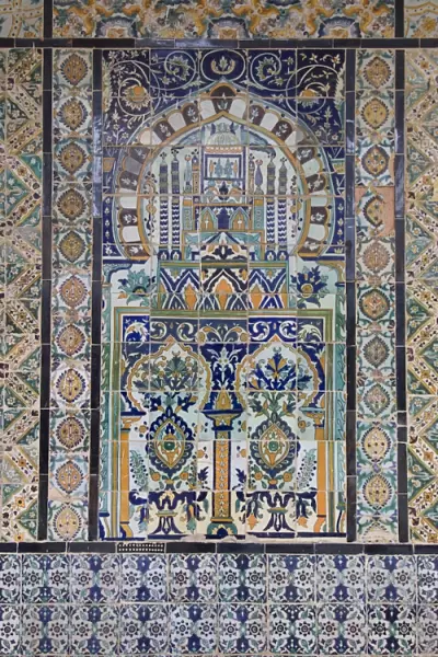 Detail, Tomb of Sidi Sahabi and holy site, Kairouan, Tunisia, North Africa, Africa