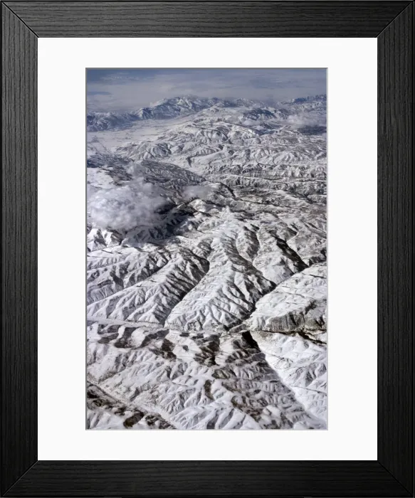 Framed Print : Aerial view of the Rocky Mountains, United States of America, North America Framed Print : Aerial view of the Rocky Mountains, United States of America, North America