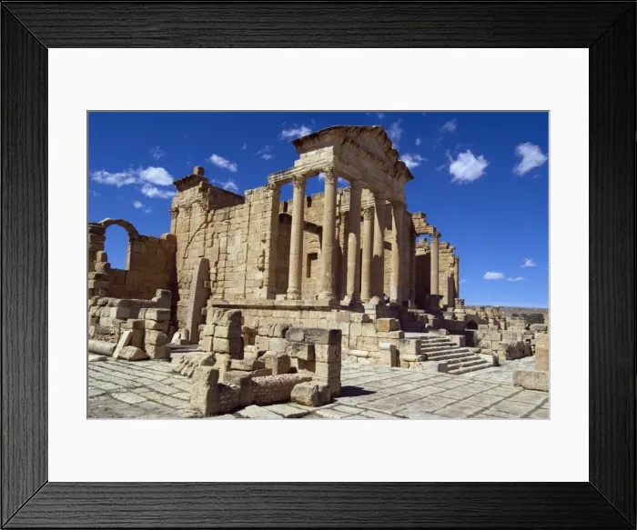 Framed Print : The Capitol Temples (Capitolium), Roman ruin of Sbeitla, Tunisia, North Africa, Africa Framed Print : The Capitol Temples (Capitolium), Roman ruin of Sbeitla, Tunisia, North Africa, Africa