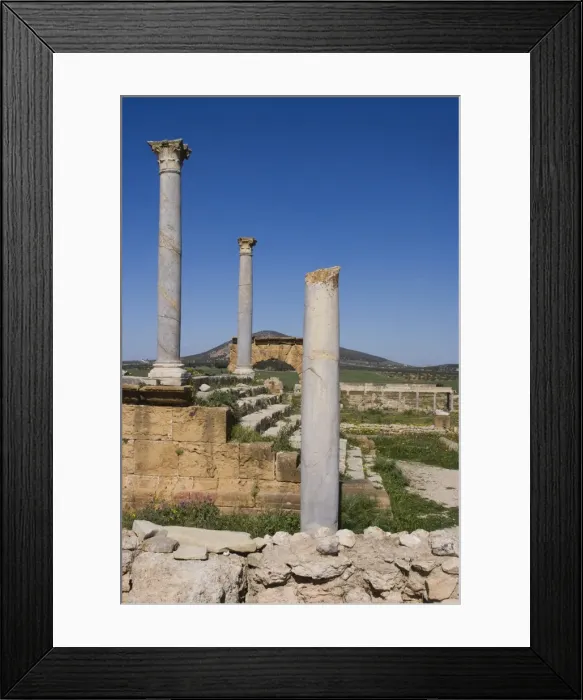 Framed Print : Temple of Caelestis, Roman ruin of Thuburbo Majus, Tunisia. North Africa, Africa Framed Print : Temple of Caelestis, Roman ruin of Thuburbo Majus, Tunisia. North Africa, Africa