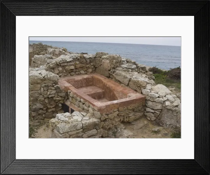 Framed Print : Private bath found at Kerkouane, the only pure Punic site ever found, UNESCO World Heritage Site Framed Print : Private bath found at Kerkouane, the only pure Punic site ever found, UNESCO World Heritage Site
