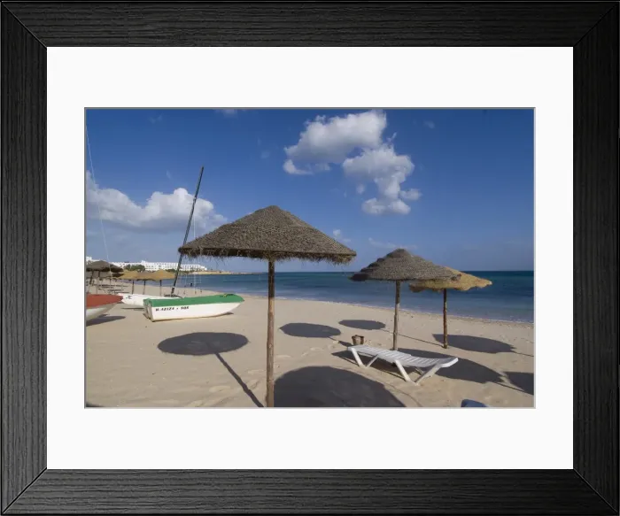 Framed Print : Mediterranean Sea beach to the north of Hammamet, Tunisia, North Africa, Africa Framed Print : Mediterranean Sea beach to the north of Hammamet, Tunisia, North Africa, Africa