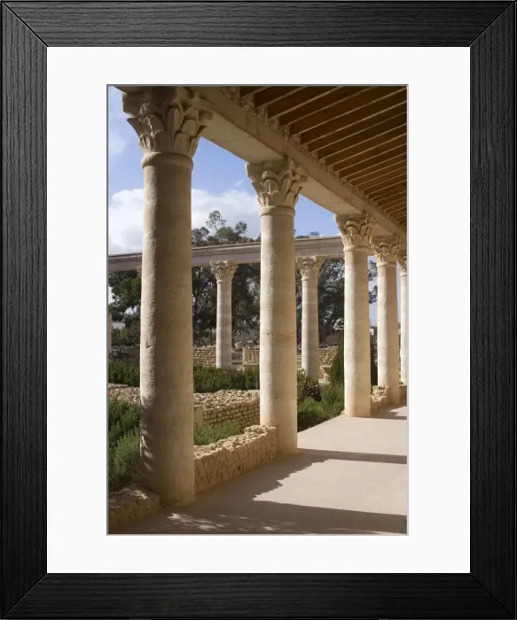 Framed Print : Reconstruction of the House of Africa Roman villa, Museum, El Djem, Tunisia Framed Print : Reconstruction of the House of Africa Roman villa, Museum, El Djem, Tunisia