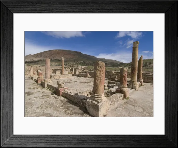Framed Print : House of the Hunt, Roman ruins of Bulla Regia, Tunisia, North Africa, Africa Framed Print : House of the Hunt, Roman ruins of Bulla Regia, Tunisia, North Africa, Africa