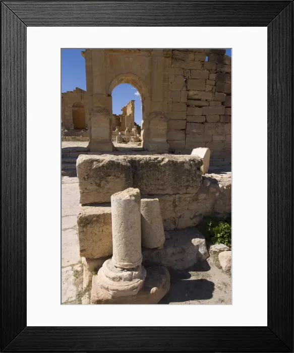 Framed Print : Antonine Gate, Roman ruins of Sbeitla, Tunisia, North Africa, Africa Framed Print : Antonine Gate, Roman ruins of Sbeitla, Tunisia, North Africa, Africa
