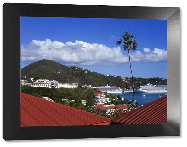 City of Charlotte Amalie, St. Thomas Island, U. S. Virgin Islands, West Indies