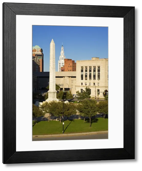 Framed Print : McKinley Monument in Niagara Square, Buffalo City, New York State, United States of America Framed Print : McKinley Monument in Niagara Square, Buffalo City, New York State, United States of America