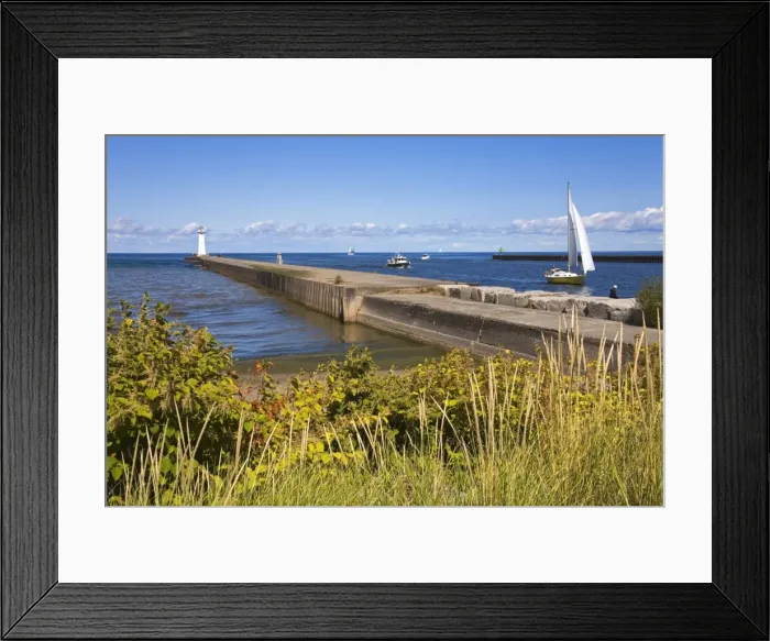 Framed Print : Outer Sodus Lighthouse, Greater Rochester Area, New York State, United States of America Framed Print : Outer Sodus Lighthouse, Greater Rochester Area, New York State, United States of America