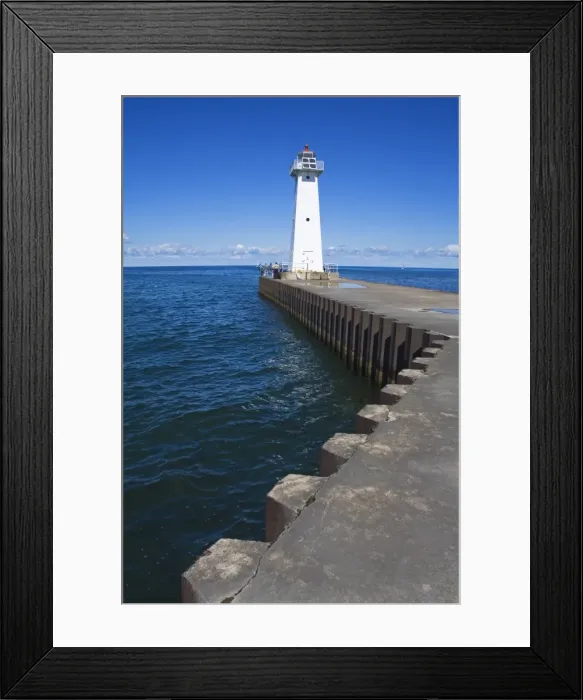 Framed Print : Outer Sodus Lighthouse, Greater Rochester Area, New York State, United States of America Framed Print : Outer Sodus Lighthouse, Greater Rochester Area, New York State, United States of America
