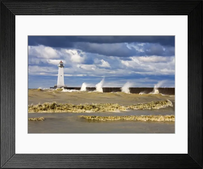 Framed Print : Sodus Outer Lighthouse, Sodus Point, Greater Rochester Area, New York State Framed Print : Sodus Outer Lighthouse, Sodus Point, Greater Rochester Area, New York State